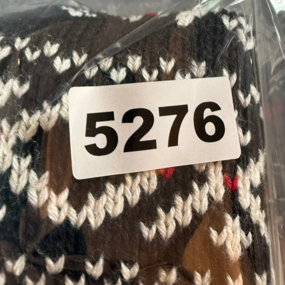 Polo Ralph Lauren Mens Black Fair Isle Cotton Cashmere Snowflake Sweater L - Picture 12 of 12